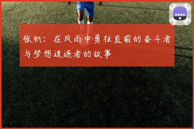 张帆：在风雨中勇往直前的奋斗者与梦想追逐者的故事
